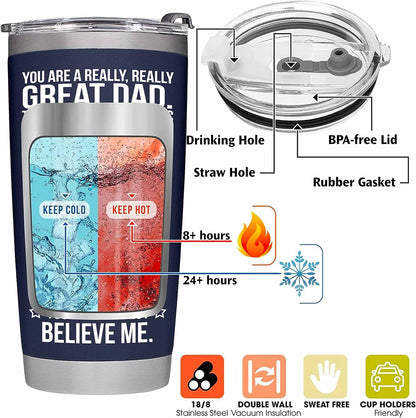 Funny Fathers Day Tumbler