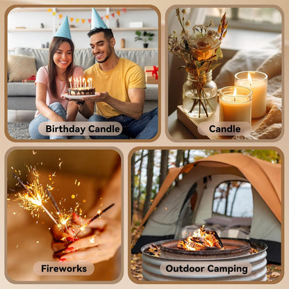 Fathers Day Dad Gift - Rechargeable Windproof Flameless Dual Arc Plasma Lighters