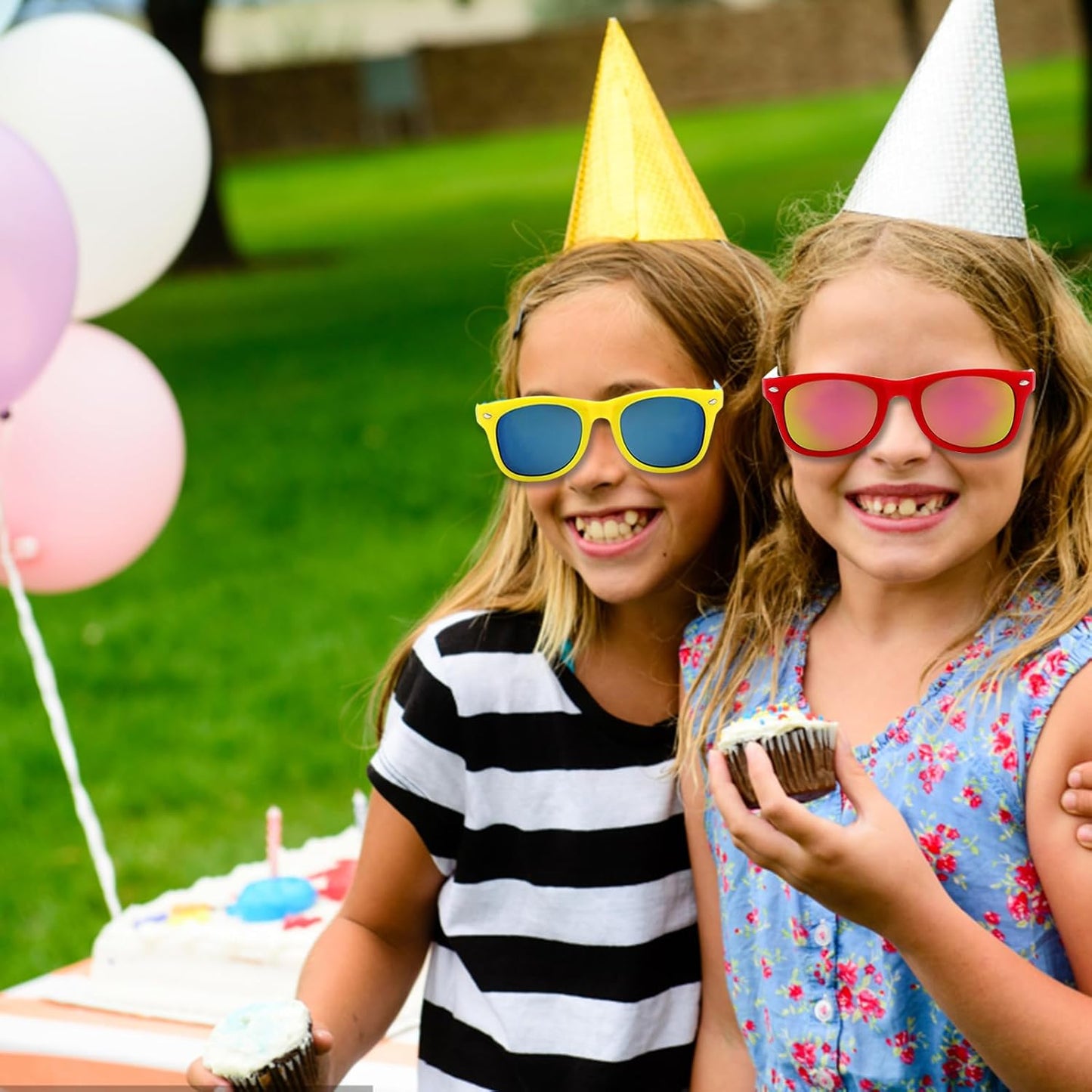 6 Pack Kids Sunglasses Bulk with UV Protection, Kids Sunglasses Party Favors for Boys and Girls Ages 3-6, Essential Party Supplies for Summer Outdoor Activities