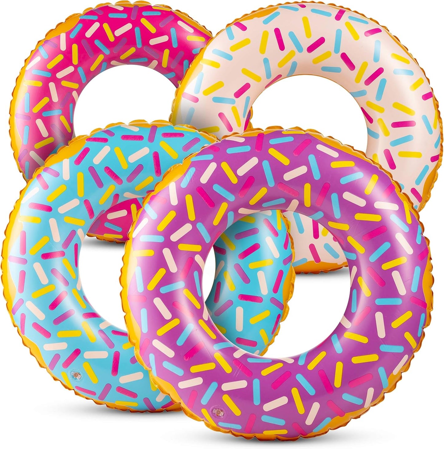 Inflatable Donuts - (Pack of 4) 24 Inch